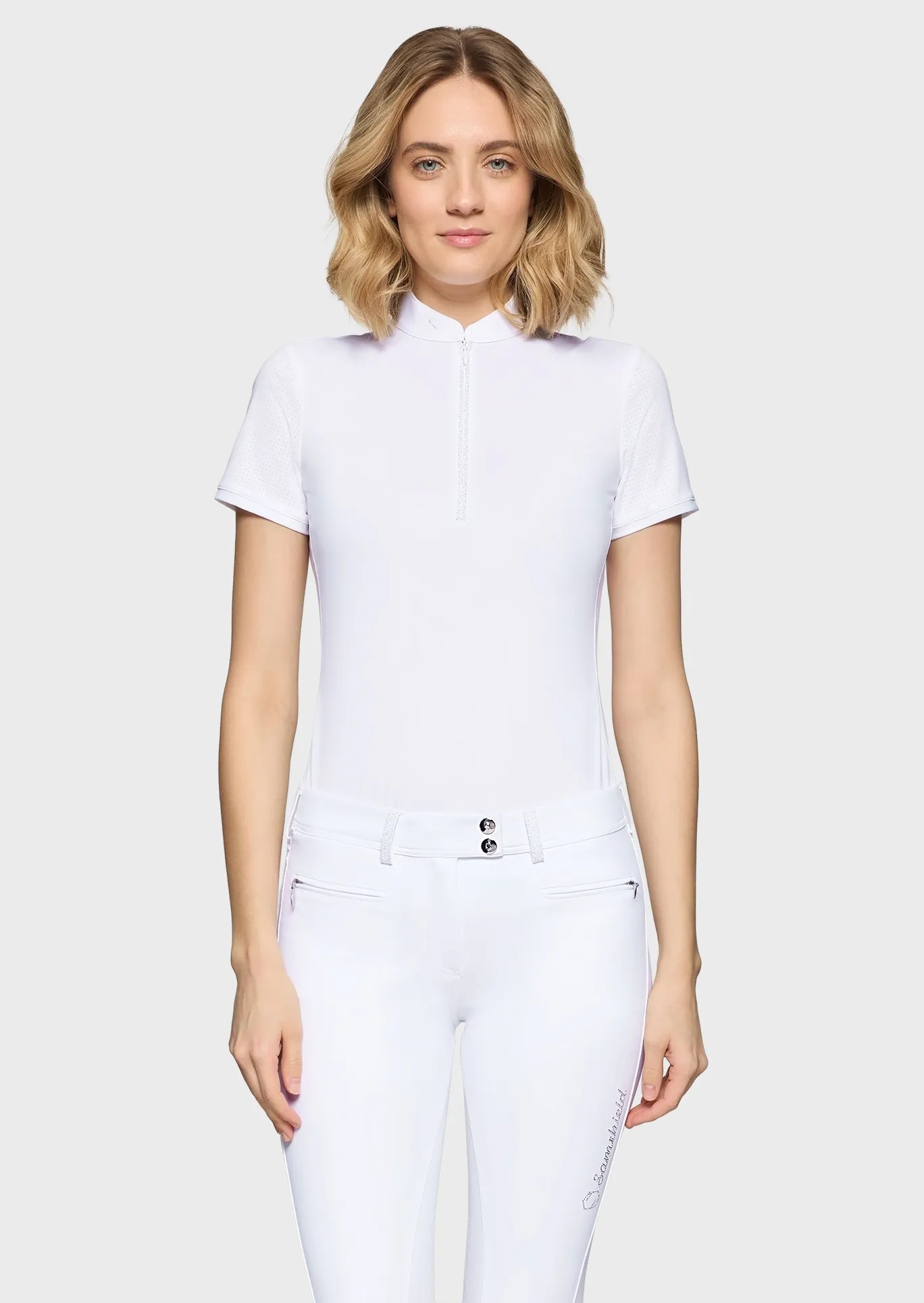 Samshield Aloise Women's Competition Shirt SS | White Samshield Aloise Women's Competition Shirt SS | White