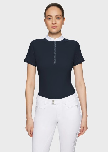 Samshield Aloise Dames Wedstrijdshirt SS | Navy Samshield Aloise Dames Wedstrijdshirt SS | Navy