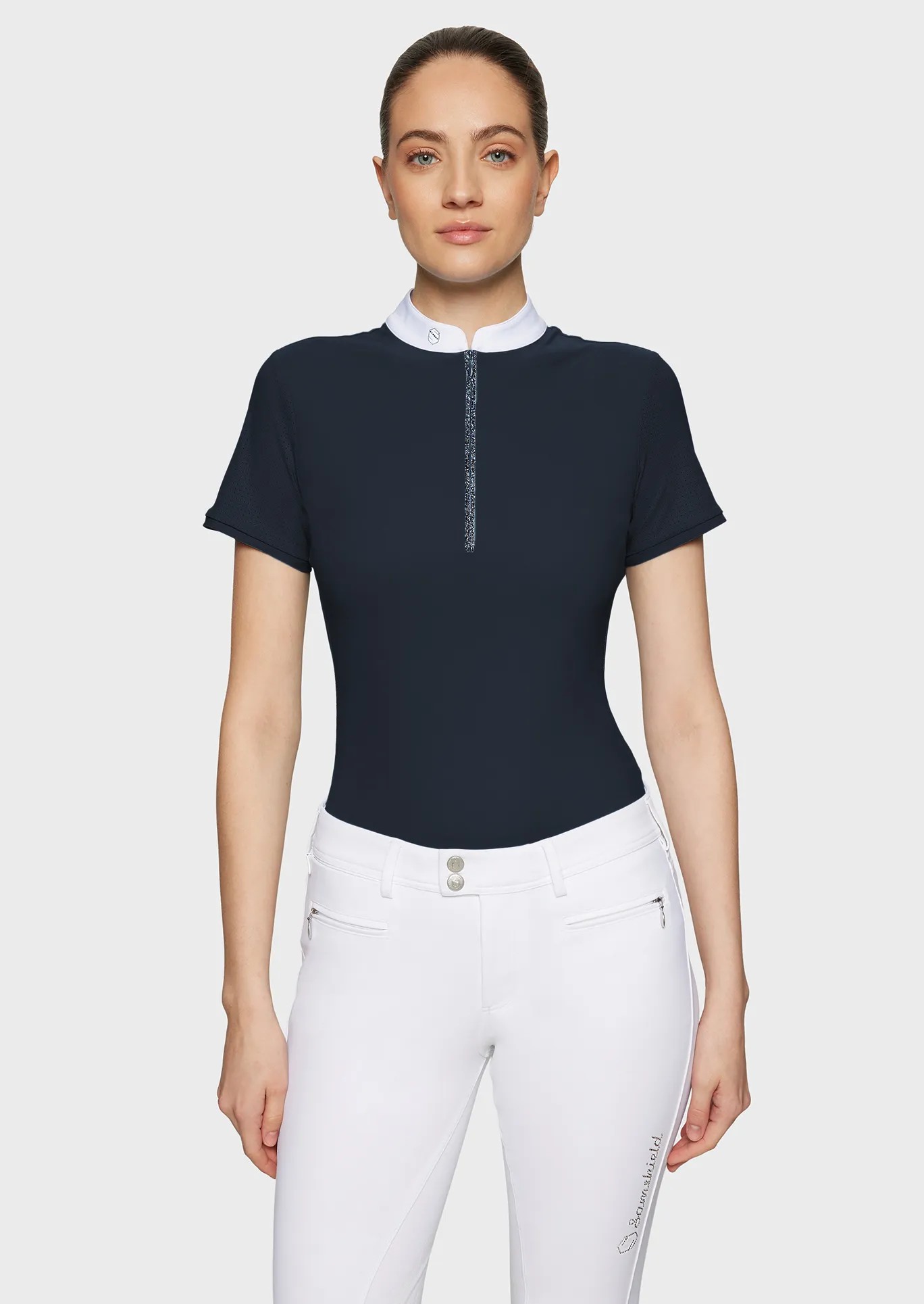 Samshield Aloise Women's Competition Shirt SS | Navy Samshield Aloise Women's Competition Shirt SS | Navy