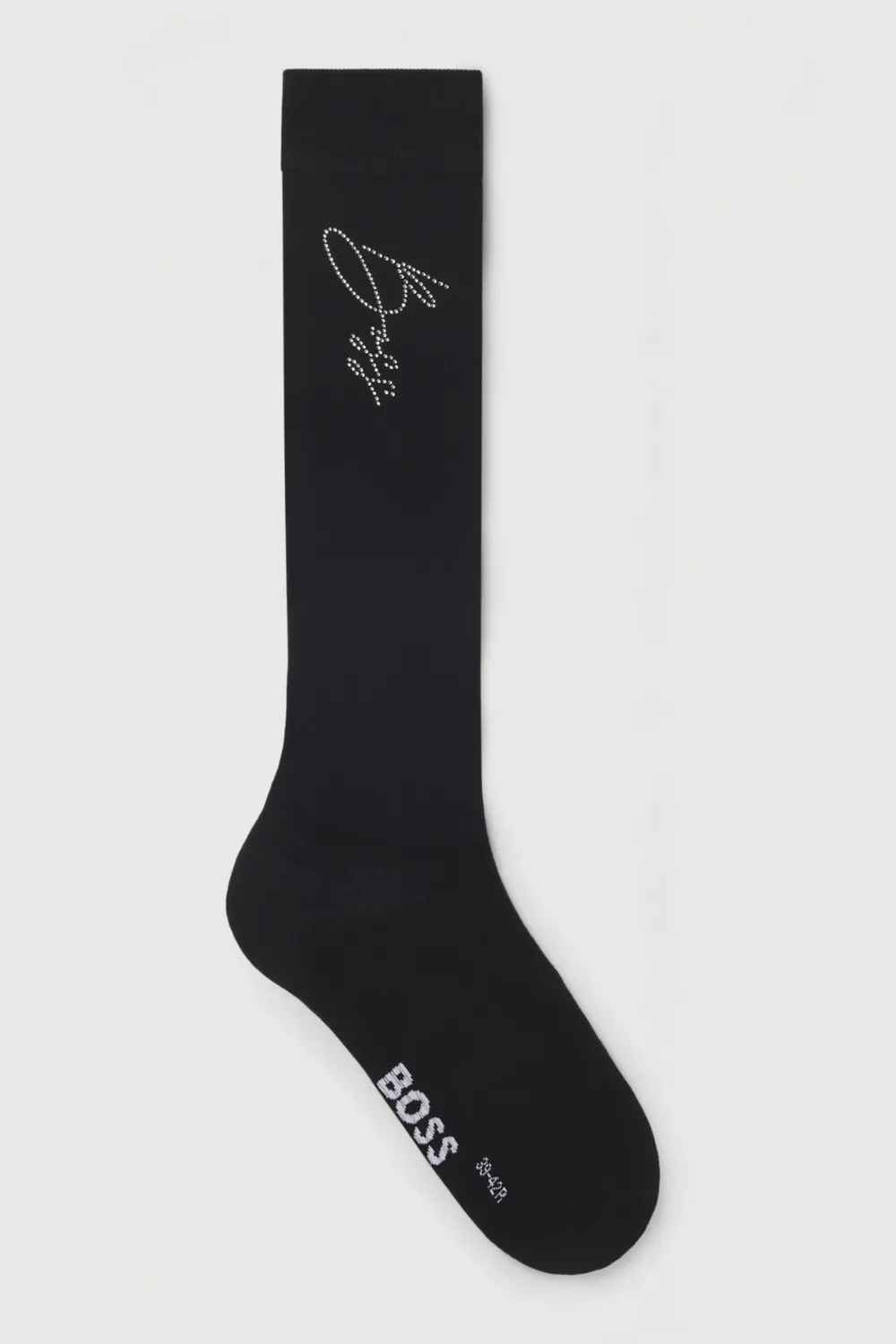 BOSS Equestrian Sally Dames Sokken Crystal | Zwart