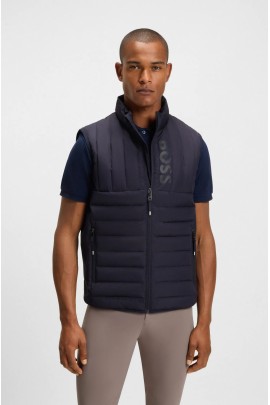 BOSS Equestrian Ruben Men's Puffer Vest | Sky Captain