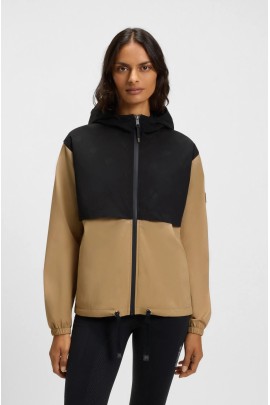 BOSS Equestrian Louise Dames Regenjas | Camel - Zwart
