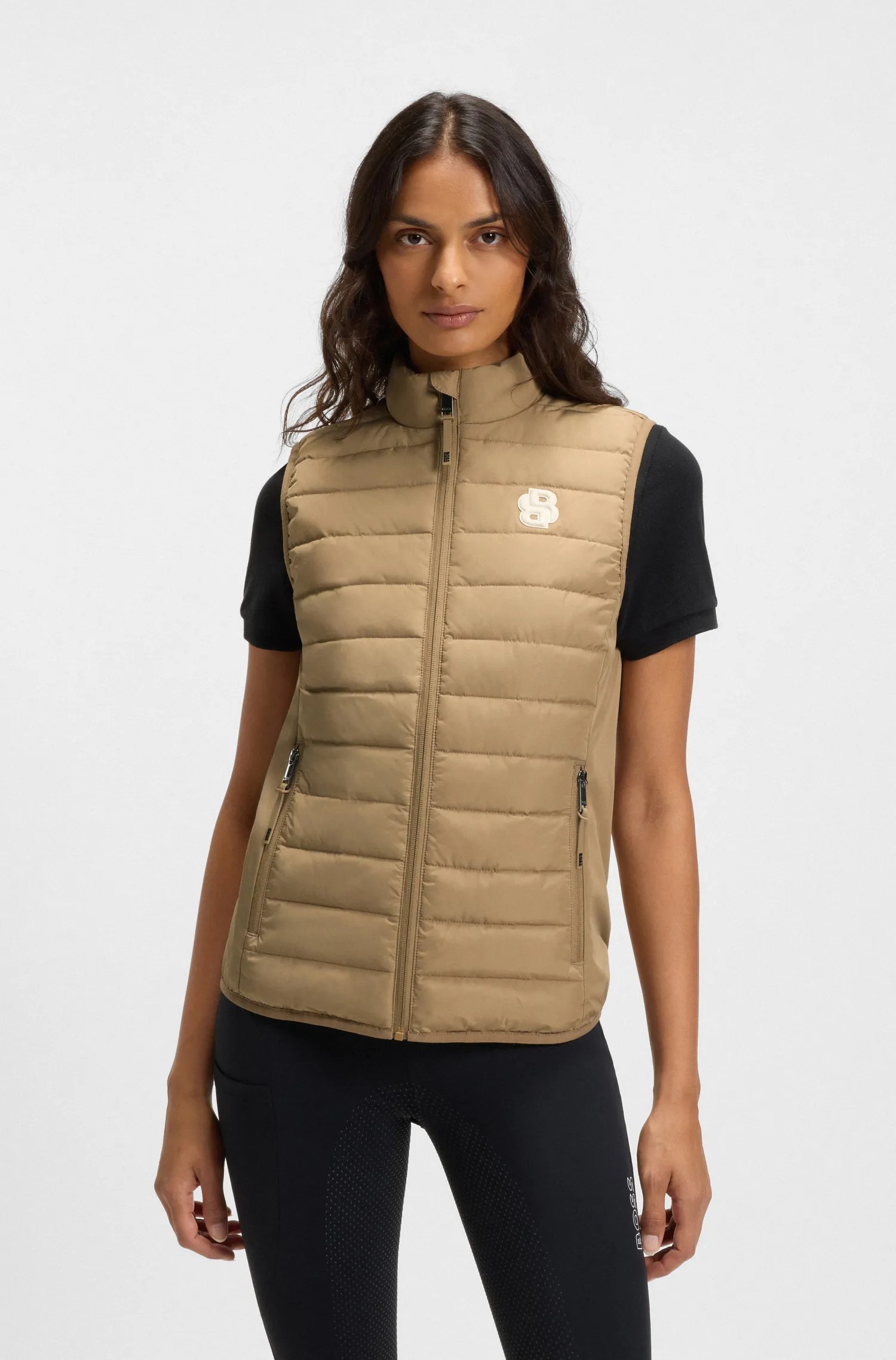 BOSS Equestrian Livian Dames Bodywarmer | Camel BOSS Equestrian Livian Dames Bodywarmer | Camel