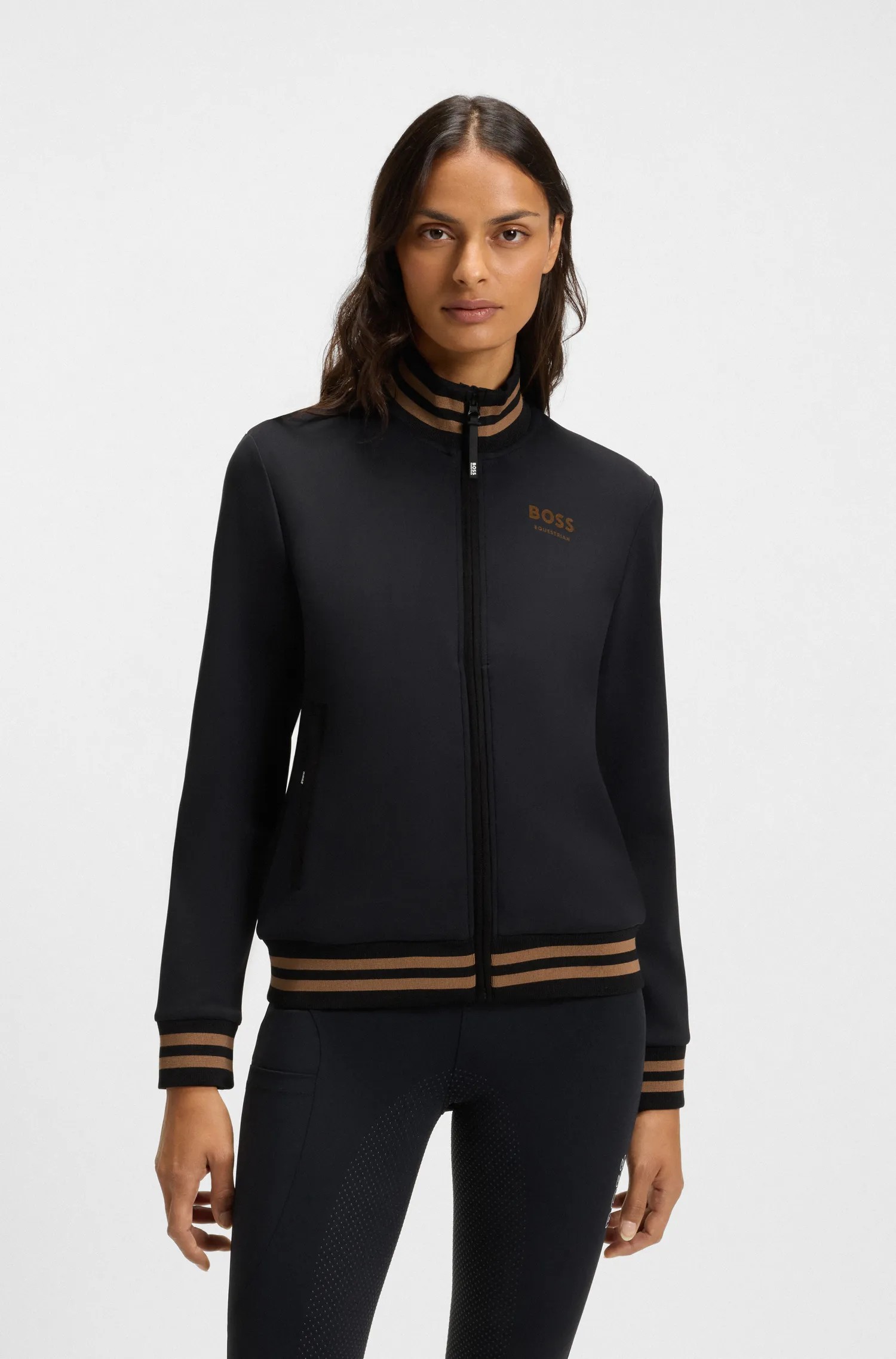 BOSS Equestrian Ava Women's Functional Cardigan | Black