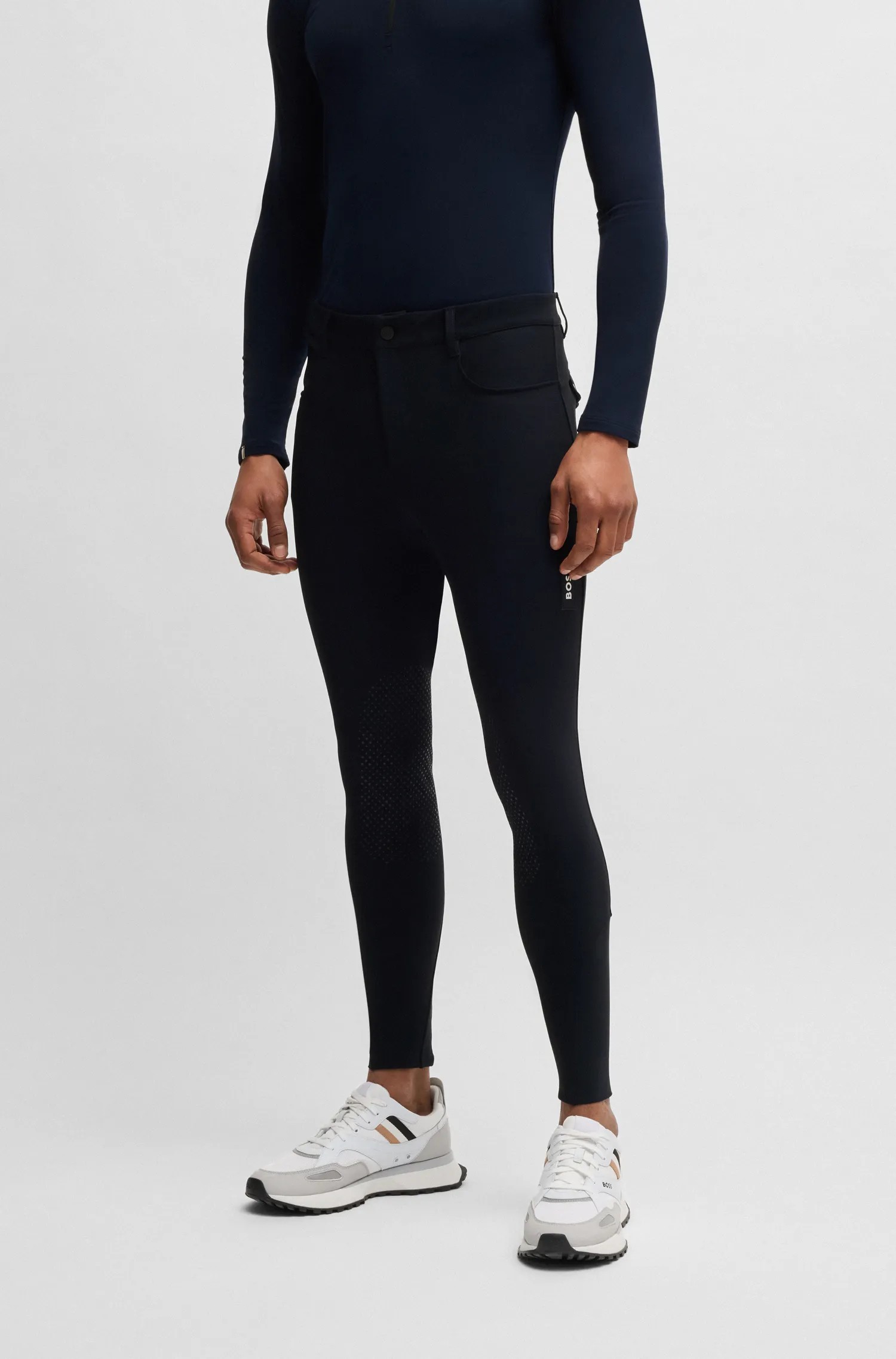 BOSS Equestrian James Mannen Rijbroek Knie Grip | Sky Captain BOSS Equestrian James Mannen Rijbroek Knie Grip | Sky Captain