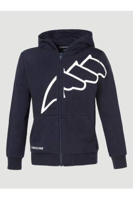 Equiline Eqclama Kinder Hoodie | Navy