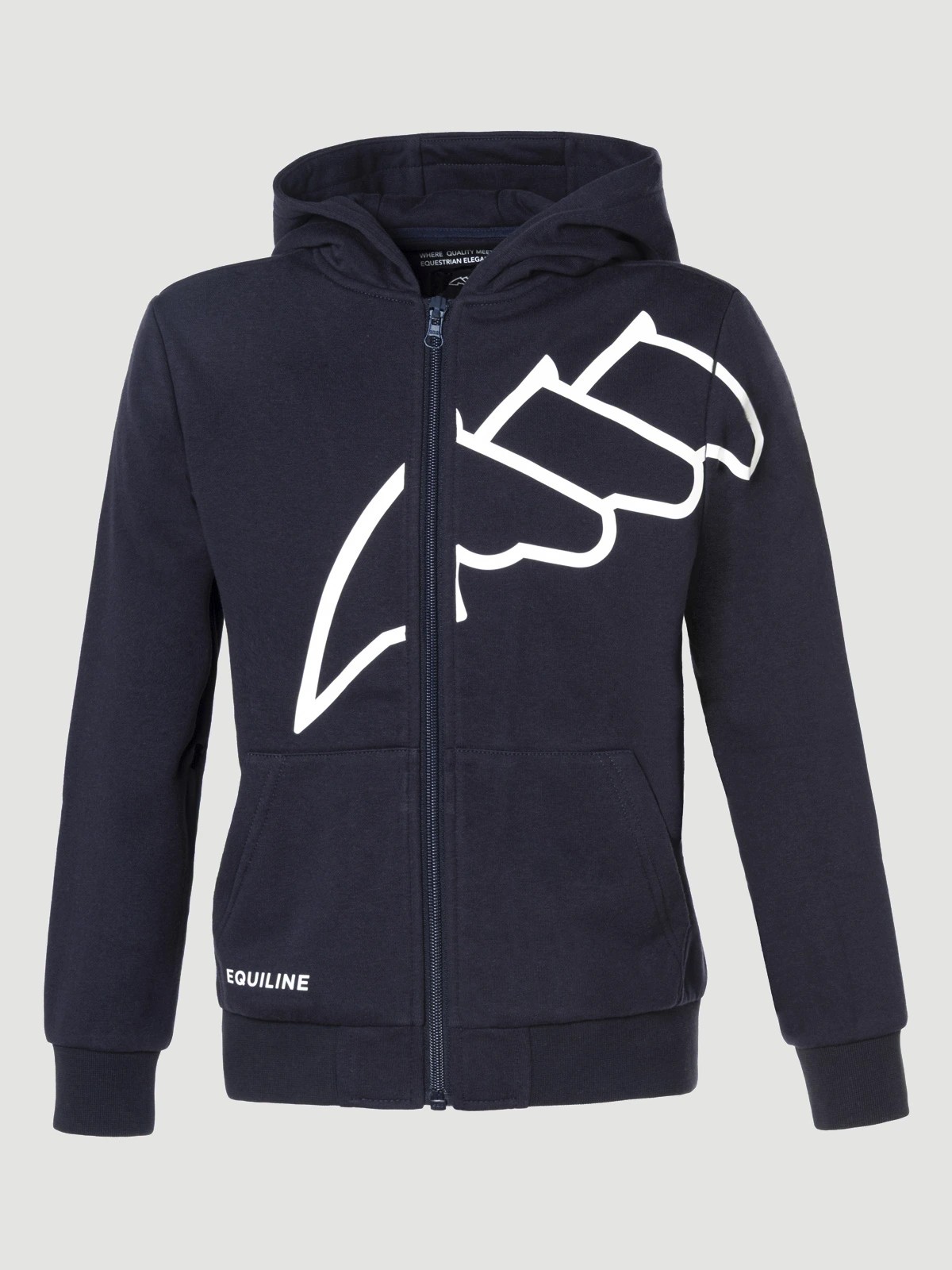 Equiline Eqclama Kinder Hoodie | Navy