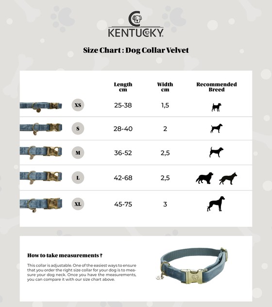 Kentucky Honden Halsband Velvet Kentucky Honden Halsband Velvet