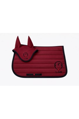 Vestrum Set LAB Pegasus Zadeldekje & Oornetje Springen | Ruby Red