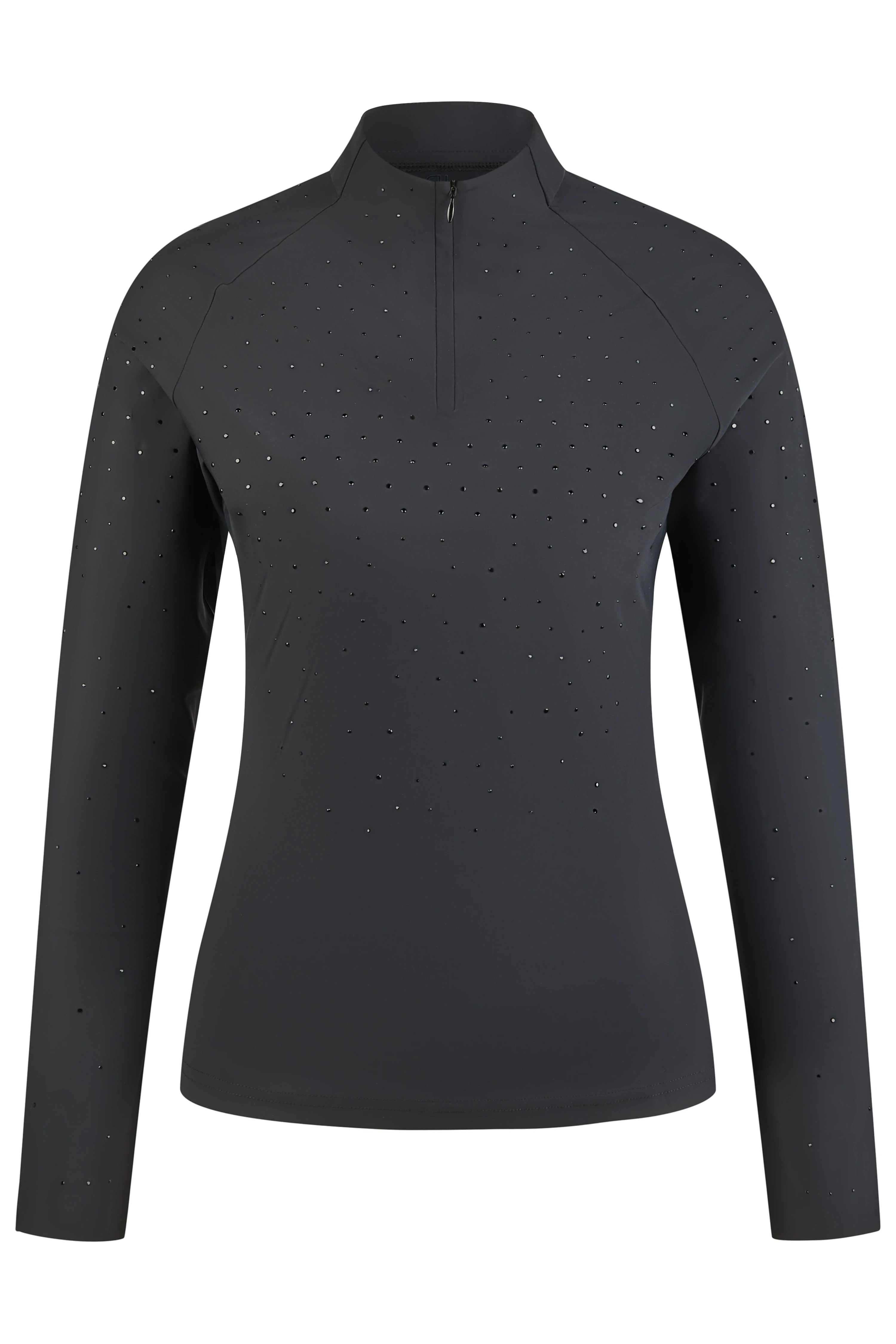 Pikeur Selection Function Zip Dames Shirt LS | Zwart Pikeur Selection Function Zip Dames Shirt LS | Zwart