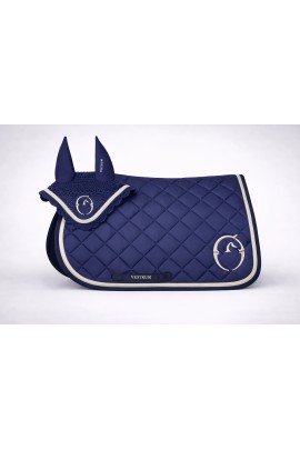 Vestrum Set Bonn Saddle Pad & Earnet Jumping Navy |Beige