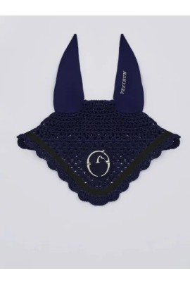 Vestrum Set Zadeldekje & Oornetje Springen Navy/Zwart | Shop Set Vestrum Set Zadeldekje & Oornetje Springen Navy/Zwart | Shop Set