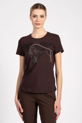 Vestrum Interlaken Dames T-Shirt | Dark Chocolate