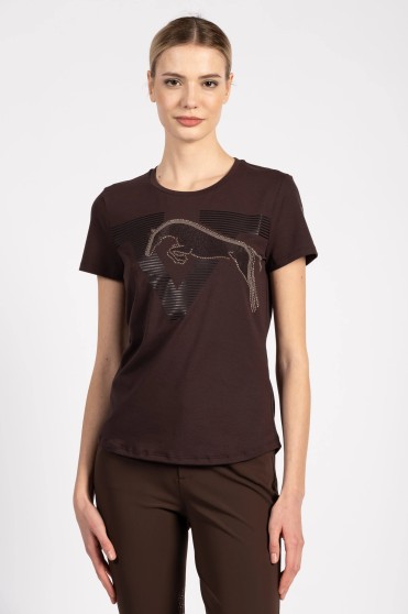 Vestrum Interlaken Dames T-Shirt | Dark Chocolate