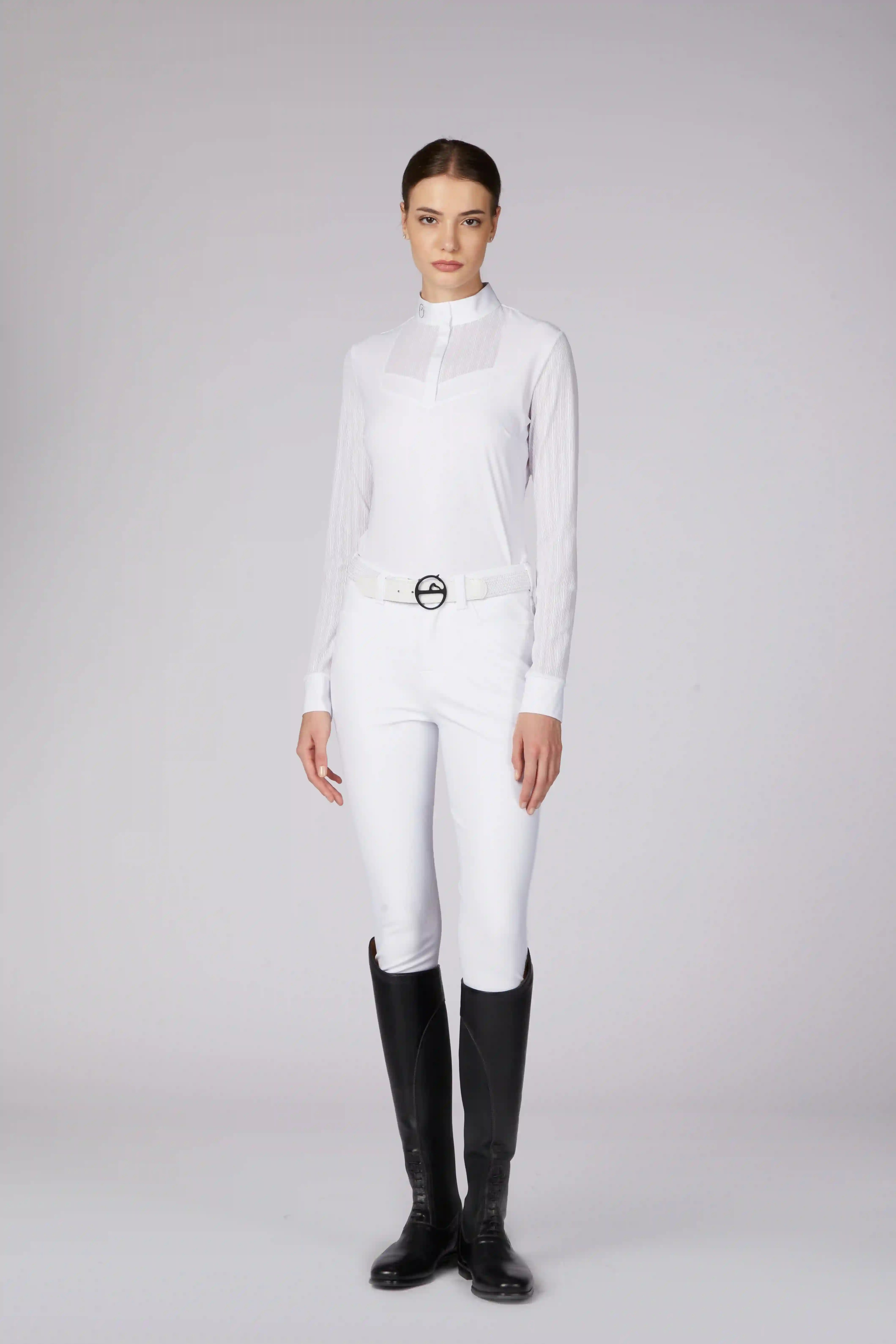 Vestrum Harbin Dames Wedstrijdshirt LS | Wit