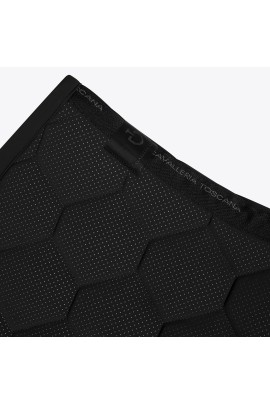 Cavalleria Toscana Saddle Pad Black White | Classic & Breathable Cavalleria Toscana Saddle Pad Black White | Classic & Breathable