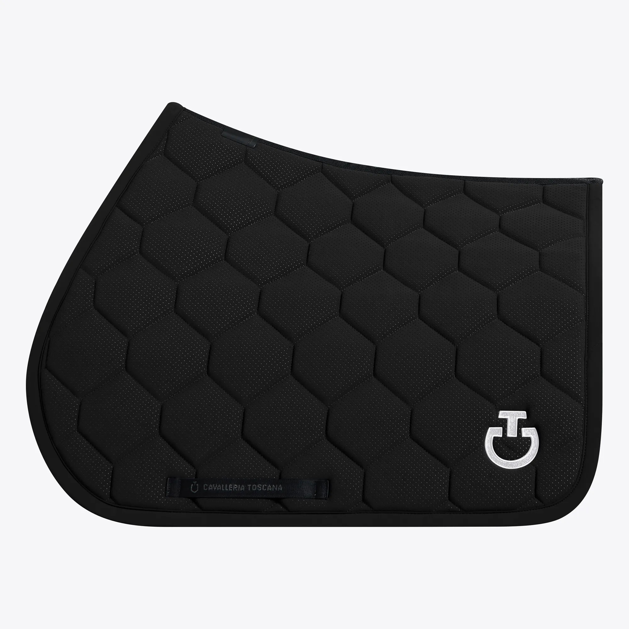Cavalleria Toscana Quilted Micro Zadeldekje Springen | Zwart Cavalleria Toscana Quilted Micro Zadeldekje Springen | Zwart