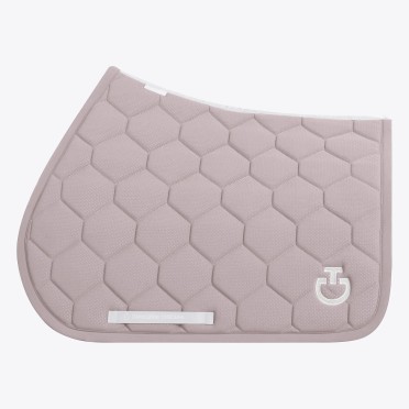 Cavalleria Toscana Quilted Micro Saddle Pad Jumping | Violet Ice Cavalleria Toscana Quilted Micro Saddle Pad Jumping | Violet Ice