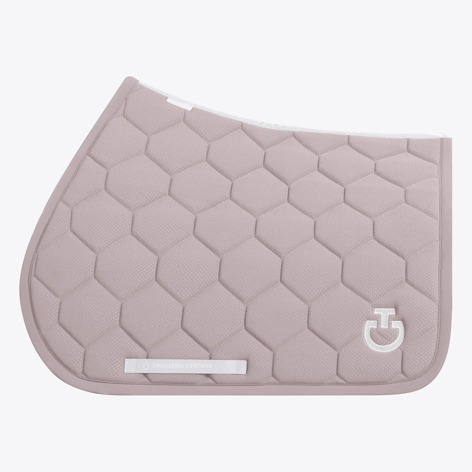 Cavalleria Toscana Quilted Micro Saddle Pad Jumping | Violet Ice Cavalleria Toscana Quilted Micro Saddle Pad Jumping | Violet Ice