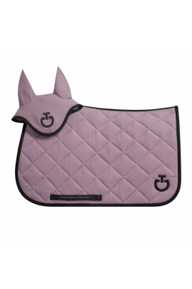 Cavalleria Toscana Set Saddle Pad & Earnet Jumping | Grape Shake