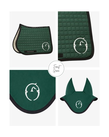 Vestrum Set Las Vegas Zadeldekje & Oornetje Springen Forest Green | Shop Nu Vestrum Set Las Vegas Zadeldekje & Oornetje Springen Forest Green | Shop Nu