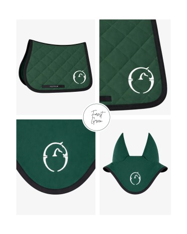 Vestrum Set Los Angeles Zadeldekje & Oornetje Springen Forest Green | Shop Nu Vestrum Set Los Angeles Zadeldekje & Oornetje Springen Forest Green | Shop Nu