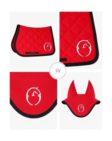 Vestrum Set Los Angeles Zadeldekje & Oornetje Springen Rood | Shop Nu Vestrum Set Los Angeles Zadeldekje & Oornetje Springen Rood | Shop Nu