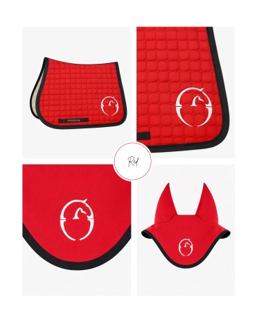 Vestrum Set Las Vegas Saddle Pad & Earnet Jumping Red | Shop Now Vestrum Set Las Vegas Saddle Pad & Earnet Jumping Red | Shop Now
