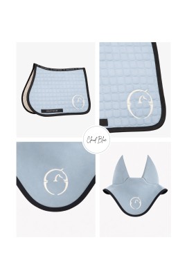 Vestrum Set Las Vegas Zadeldekje & Oornetje Springen Cloud Blue - Ivory | Shop Nu Vestrum Set Las Vegas Zadeldekje & Oornetje Springen Cloud Blue - Ivory | Shop Nu