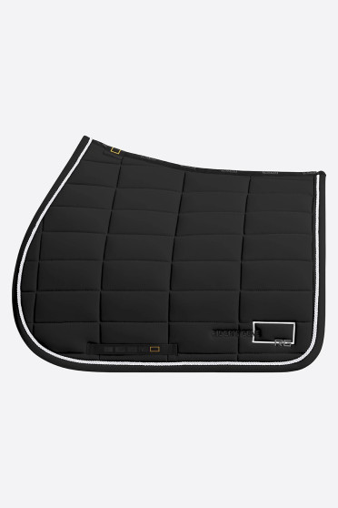 RG Italy Zadeldekje Jersey Trim Springen | Zwart RG Italy Zadeldekje Jersey Trim Springen | Zwart