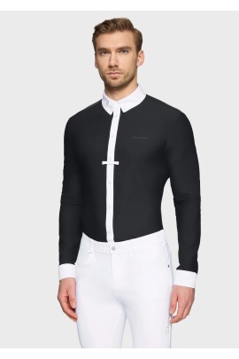 Samshield Smith Mannen Wedstrijdshirt LS | Zwart