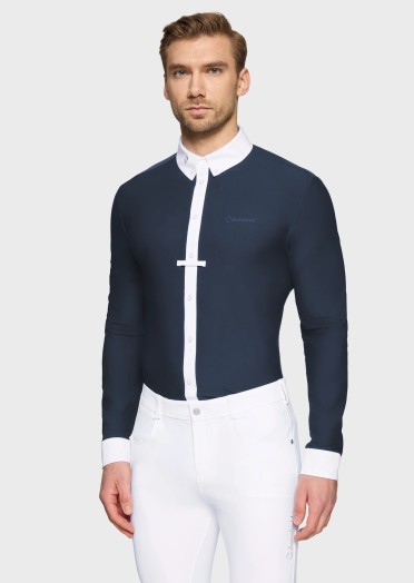 Samshield Smith Men's Competition Shirt LS | Navy Samshield Smith Men's Competition Shirt LS | Navy