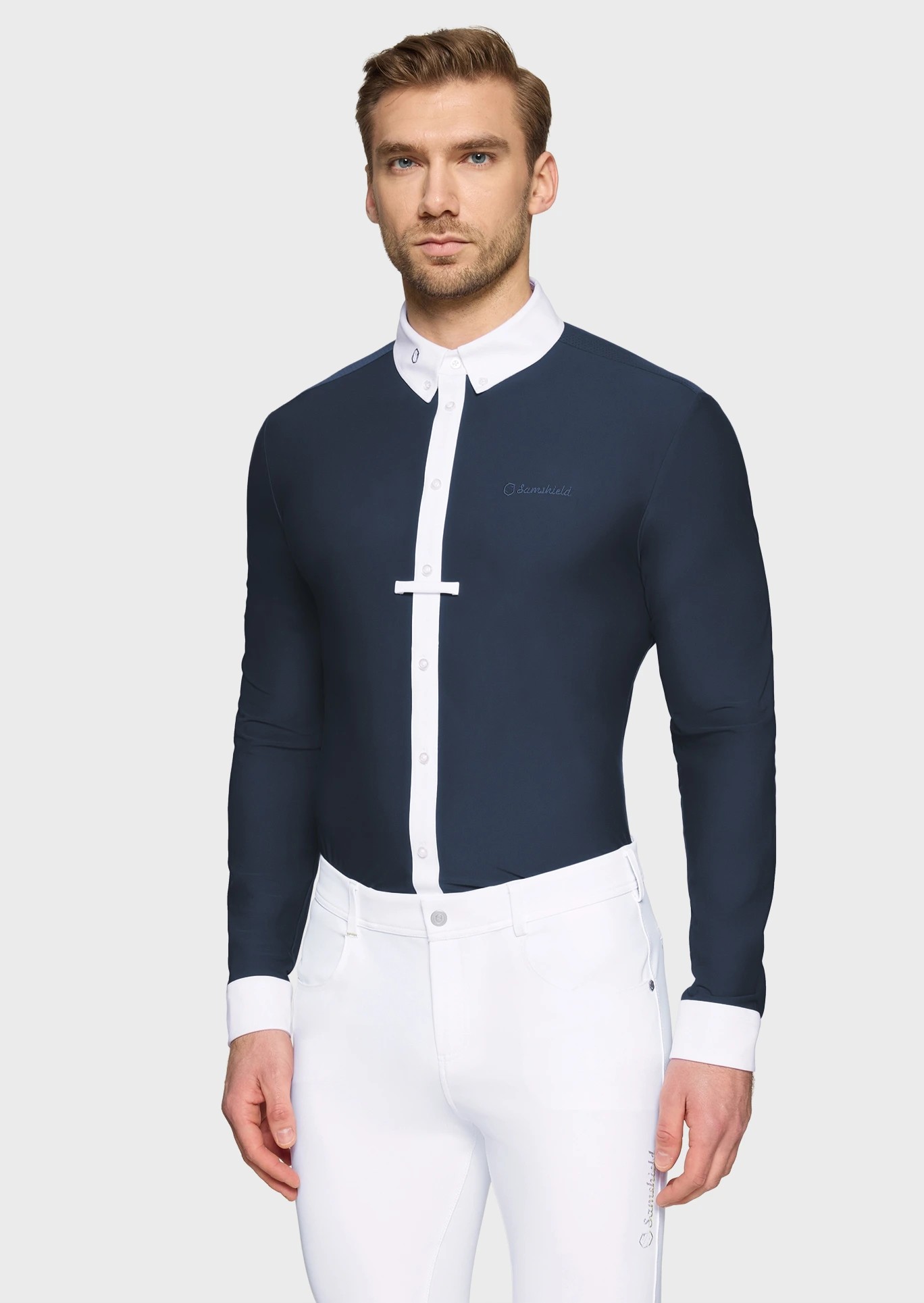 Samshield Smith Mannen Wedstrijdshirt LS | Navy Samshield Smith Mannen Wedstrijdshirt LS | Navy