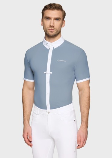 Samshield Corentin Mannen Wedstrijdshirt SS | Dusty Blue Samshield Corentin Mannen Wedstrijdshirt SS | Dusty Blue