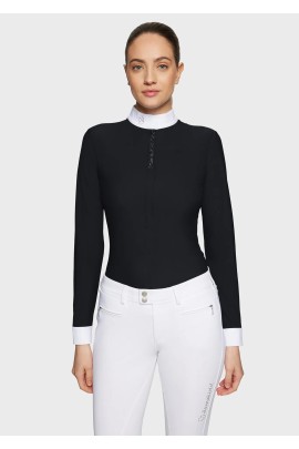 Samshield Roxanne Premium Dames Wedstrijdshirt LS | Zwart