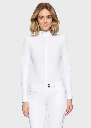 Samshield Roxanne Premium Dames Wedstrijdshirt LS | Wit Samshield Roxanne Premium Dames Wedstrijdshirt LS | Wit