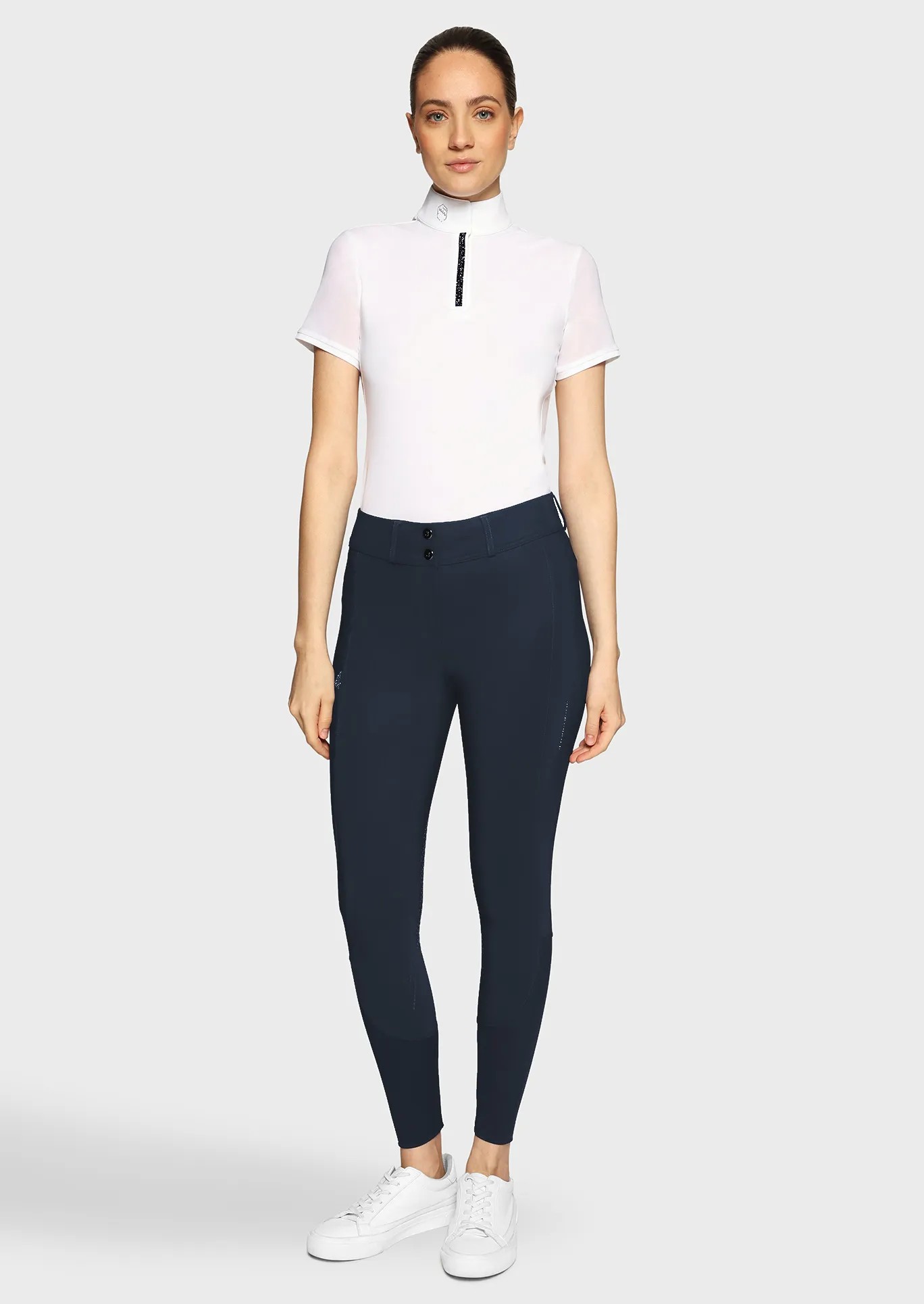 Samshield Aurelie Air Women's Riding Breeches Full Grip | Navy Samshield Aurelie Air Women's Riding Breeches Full Grip | Navy