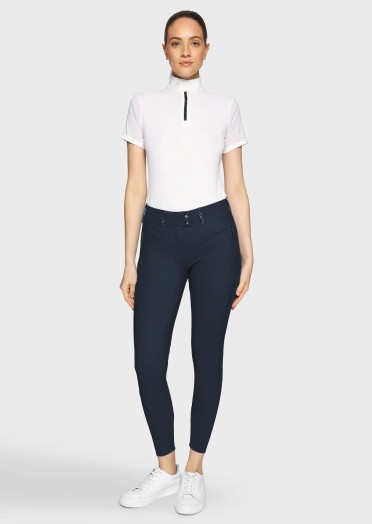 Samshield Clara Premium Women's Riding Breeches Full Grip | Navy Samshield Clara Premium Women's Riding Breeches Full Grip | Navy