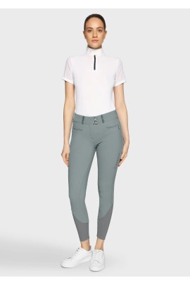 Samshield Clara Premium Women's Riding Breeches Knee Grip | Granit