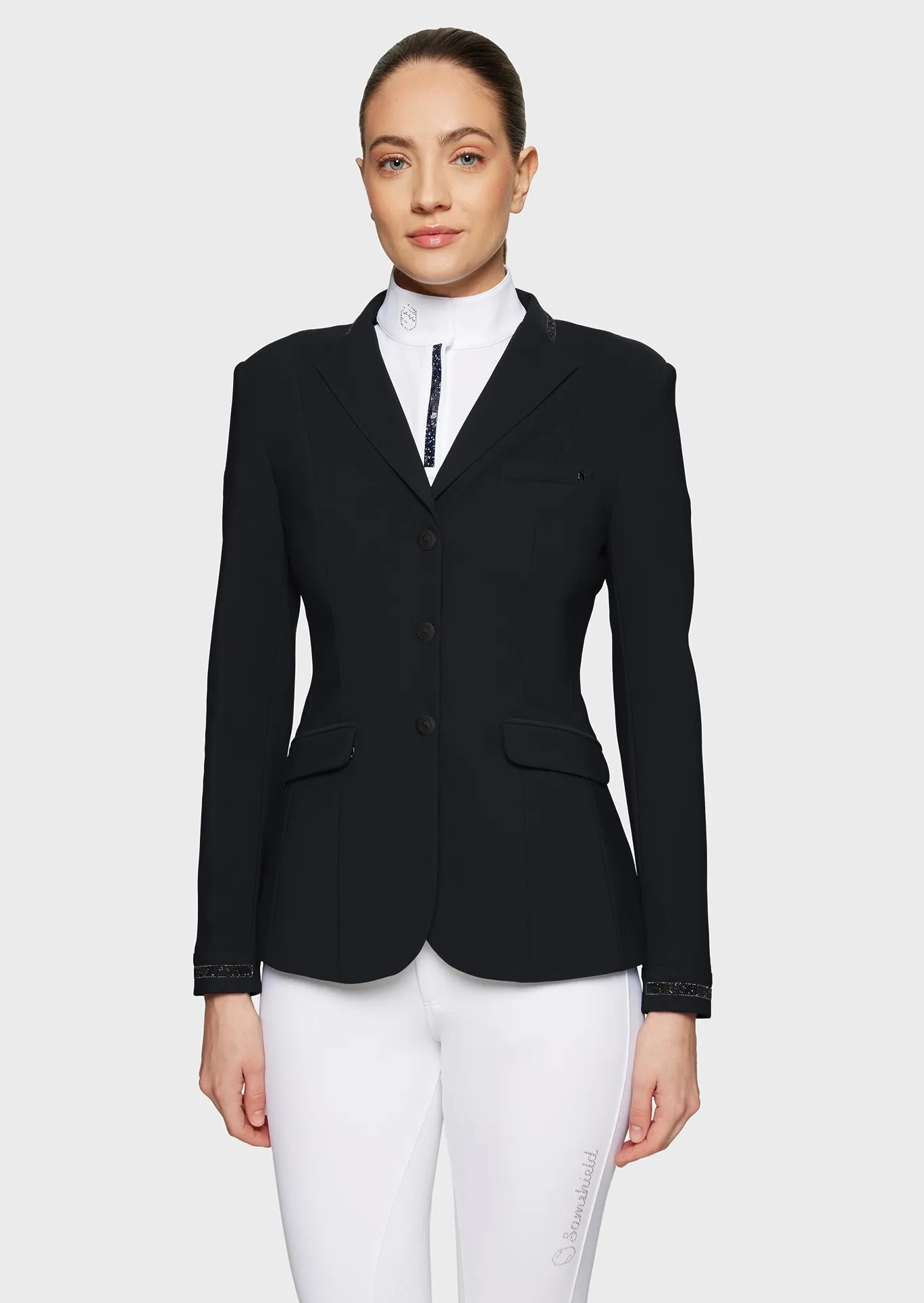 Samshield Rafaella Crystal Fabric Dames Wedstrijdjasje | Zwart Samshield Rafaella Crystal Fabric Dames Wedstrijdjasje | Zwart
