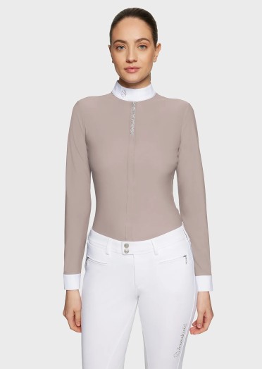 Samshield Roxanne Premium Women's Competition Shirt LS | Latte Samshield Roxanne Premium Women's Competition Shirt LS | Latte