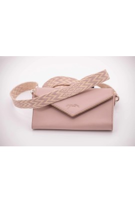 Penelope Leprevost leather phone pocket light pink | Shop now Penelope Leprevost leather phone pocket light pink | Shop now