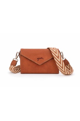 Penelope Leprevost Phone Pocket | Cognac