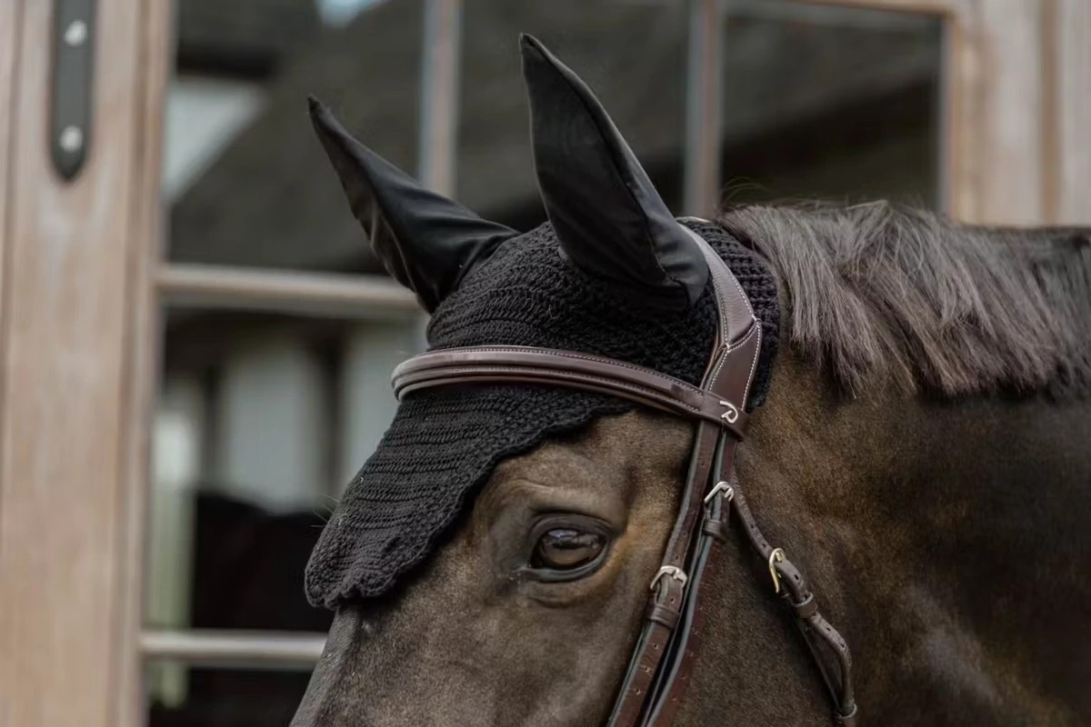Kentucky Ear Bonnet Wellington Wave Black Full | Shop Now Kentucky Ear Bonnet Wellington Wave Black Full | Shop Now