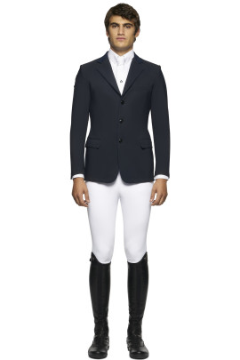 Cavalleria Toscana Men's GP Perforated Riding Jacket