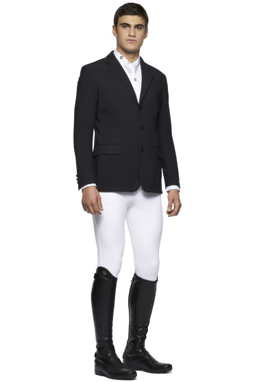 Cavalleria Toscana Men's GP Perforated Riding Jacket
