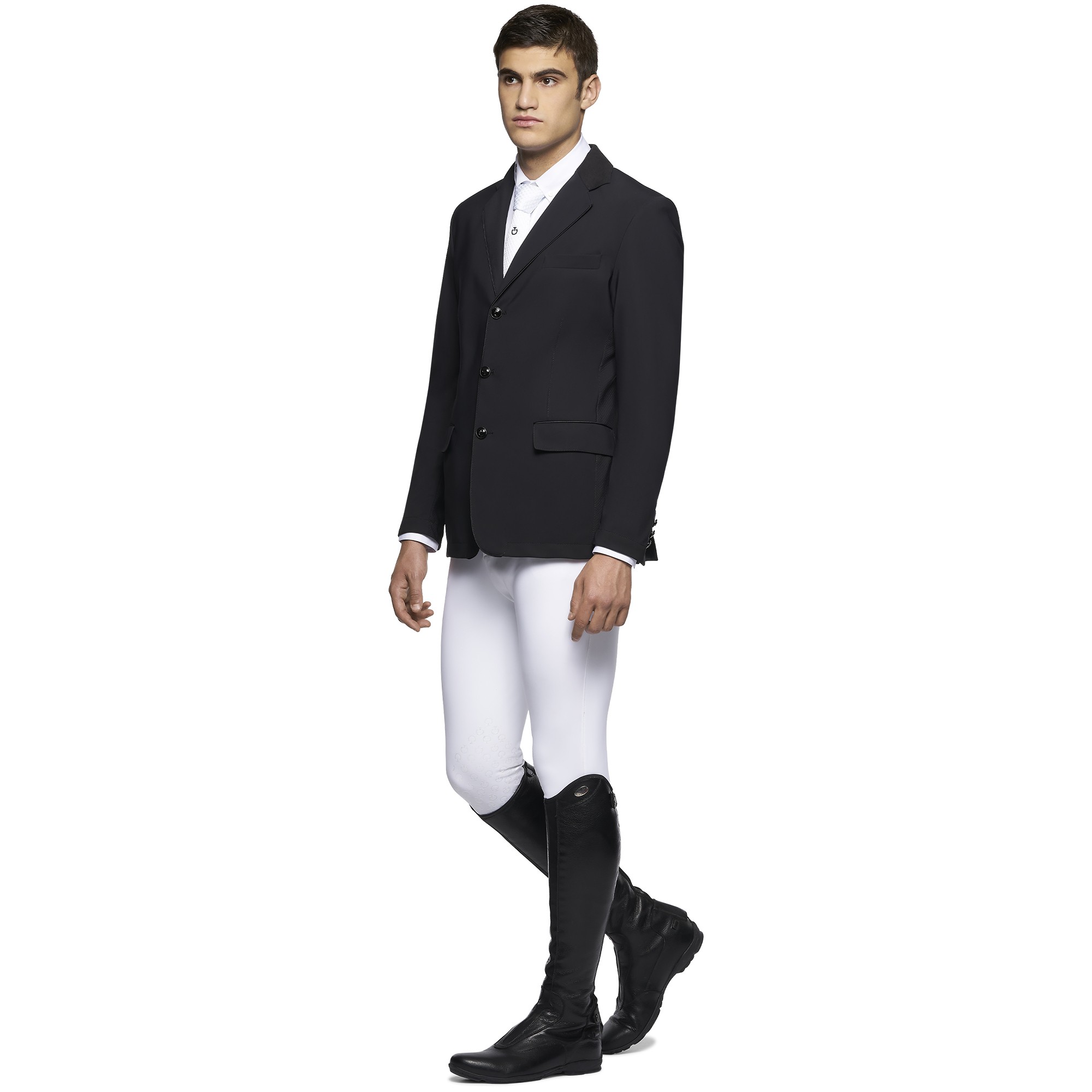 Cavalleria Toscana Men's GP Perforated Riding Jacket