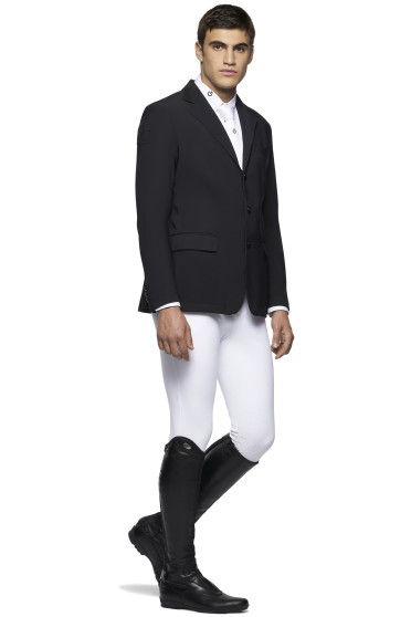 Cavalleria Toscana Men's GP Perforated Riding Jacket