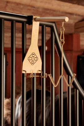 Bridle Hook Wall Mounted 4 Hooks | Gold