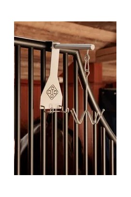 Bridle Hook Wall Mounted 4 Hooks | Silver